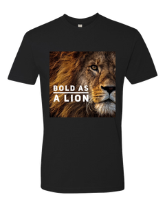 Bold as a Lion Next Level T-shirt - 100% combed ringspun cotton - Style 3600 - DreamWeaversStore