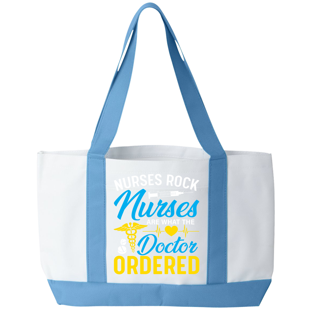 Nurses Rock Tote Bag - DreamWeaversStore