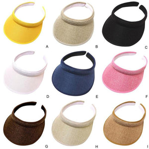 New Hat Women Summer Sun Visor Hat Women Girls Anti-UV Elastic Hollow Top Hat Outdoor Sun Hat Summer Hat Visor Caps For Ladies - DreamWeaversStore