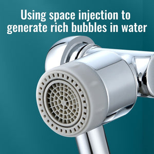 New Universal 1080° Rotation Extender Faucet Aerator Plastic Splash Filter Kitchen Washbasin Faucets Bubbler Nozzle Robotic Arm - DreamWeaversStore