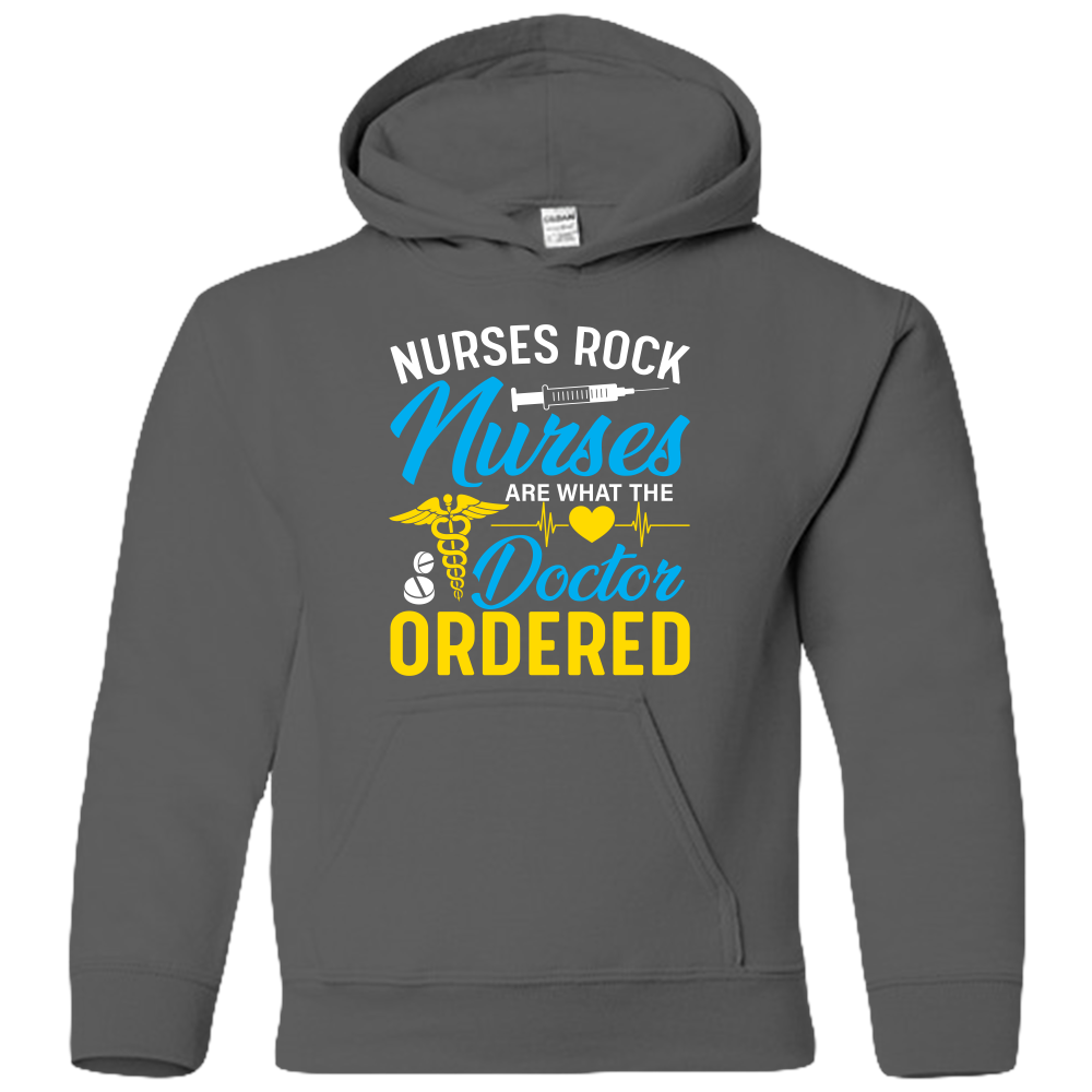 Nurses Rock Youth Hoodie - DreamWeaversStore