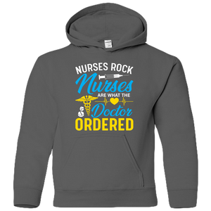 Nurses Rock Youth Hoodie - DreamWeaversStore