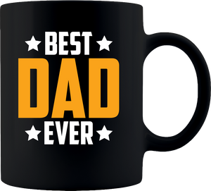 Best Dad Ever Mug - Coffee Mug 11oz - Black - DreamWeaversStore