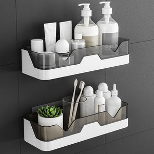 Bathroom Shelf No-drill Corner WC Shampoo Holder Shower Shelves Makeup Basket Wall Mount Kitchen Storage Organizer Accessories - DreamWeaversStore