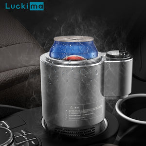 Smart 2 In 1 Car Heating Cooling Cup for Coffee Miik Drinks Electric Beverage Warmer Cooler Holder Travel Mini Car Refrigerator - DreamWeaversStore