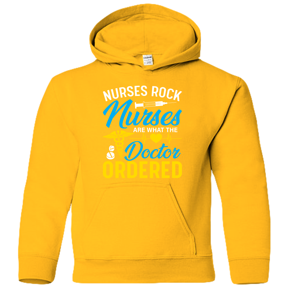 Nurses Rock Youth Hoodie - DreamWeaversStore